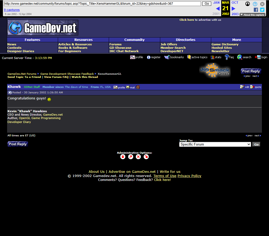 GameDev.net Forum